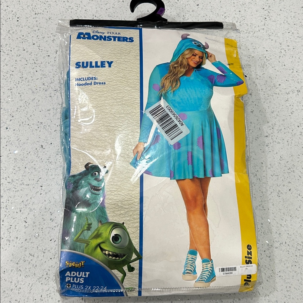 Spirit Monsters Inc. Sulley Hooded Dress - Blue and Purple